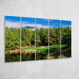 Shadow Creek Golf Club, Hole 17, North Las Vegas, Nevada, 5 Panels Extra Large Canvas Prints Wall Art Decor
