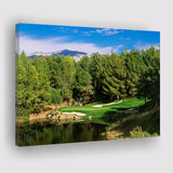 Shadow Creek Golf Club, Hole 17, North Las Vegas, Nevada, Golf Art Print, Golf Lover, Canvas Prints Wall Art Decor