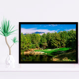 Shadow Creek Golf Club, Hole 17, North Las Vegas, Nevada, Golf Sport Print, Golf Lover, Framed Art Prints Home Decor