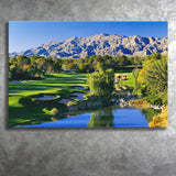 Shadow Creek Golf Club Hole 18, North Las Vegas, Nevada, Golf Art Print, Golf Lover, Canvas Prints Wall Art Decor