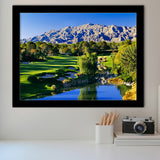 Shadow Creek Golf Club Hole 18, North Las Vegas, Nevada, Golf Sport Print, Golf Lover, Framed Art Prints Home Decor