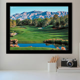 Shadow Creek Golf Course Hole 9 North Las Vegas, Golf Sport Print, Golf Lover, Framed Art Prints Home Decor