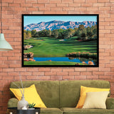 Shadow Creek Golf Course Hole 9 North Las Vegas, Golf Sport Print, Golf Lover, Framed Art Prints Home Decor