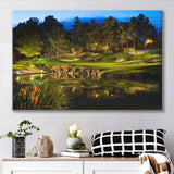 Shadow Creek Golf Course Light Night, Golf Art Print, Golf Lover, Canvas Prints Wall Art Decor