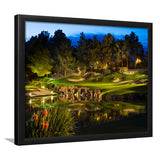 Shadow Creek Golf Course Light Night, Golf Sport Print, Golf Lover, Framed Art Prints Home Decor