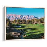 Shadow Creek Golf Source Hole 1 North Las Vegas, Golf Art Print, Framed Canvas Prints Wall Art Decor, Floating Frame