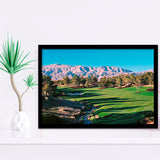 Shadow Creek Golf Source Hole 1 North Las Vegas, Golf Sport Print, Golf Lover, Framed Art Prints Home Decor