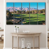 Shadow Creek Golf Source Hole 1 North Las Vegas, 5 Panels Extra Large Canvas Prints Wall Art Decor