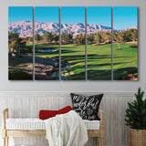 Shadow Creek Golf Source Hole 1 North Las Vegas, 5 Panels Extra Large Canvas Prints Wall Art Decor