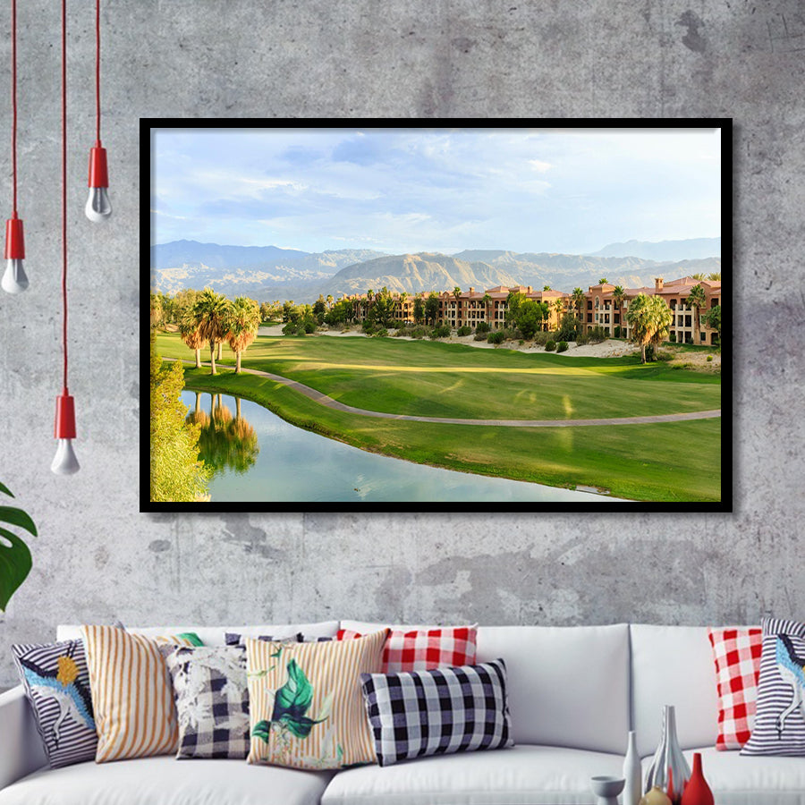 Shadow Ridge Palm Desert Golf Sourses, Golf Sport Print, Golf Lover, Framed Art Prints Home Decor