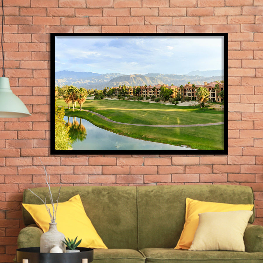 Shadow Ridge Palm Desert Golf Sourses, Golf Sport Print, Golf Lover, Framed Art Prints Home Decor