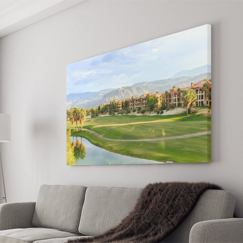Shadow Ridge Palm Desert Golf Sourses, Golf Art Print, Golf Lover, Canvas Prints Wall Art Decor