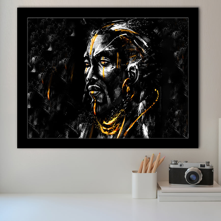 Shaman Canvas African American Art Framed Art Prints Wall Decor - Painting Art,Framed Picture,For Sale, Ready to hang