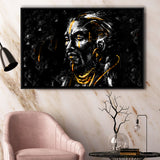 Shaman Canvas African American Art Framed Canvas Prints Wall Art Home Decor - Painting Canvas, Black Frame, Framed Picture