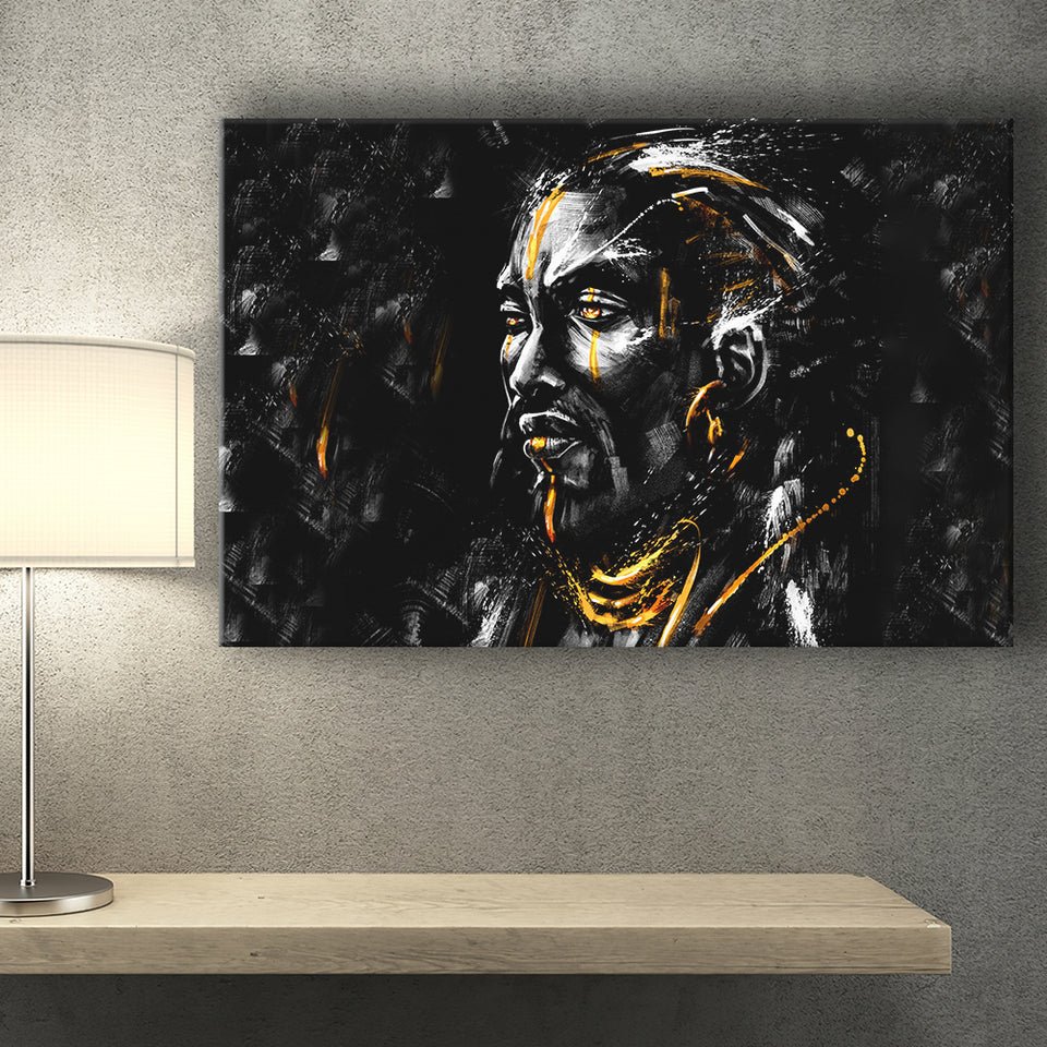 Shaman Canvas African American Art Landscape Canvas Prints Wall Art Home Decor - Painting Canvas, Ready to hang