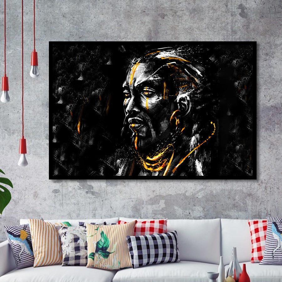 Shaman Canvas African American Art Framed Art Prints Wall Decor - Painting Art,Framed Picture,For Sale, Ready to hang
