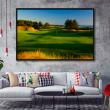 Sheep Ranch Golf Club Hole 11R, Bandon, Oregon, Golf Art Print, Framed Canvas Prints Wall Art Decor, Floating Frame