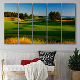 Sheep Ranch Golf Club Hole 11R, Bandon, Oregon, 5 Panels Extra Large Canvas Prints Wall Art Decor