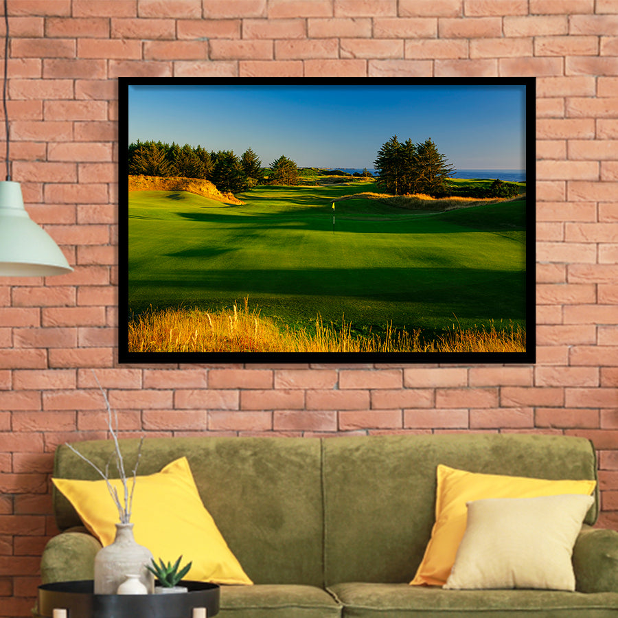 Sheep Ranch Golf Club Hole 11R, Bandon, Oregon, Golf Sport Print, Golf Lover, Framed Art Prints Home Decor
