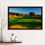 Sheep Ranch Golf Club Hole 11R, Bandon, Oregon, Golf Art Print, Framed Canvas Prints Wall Art Decor, Floating Frame