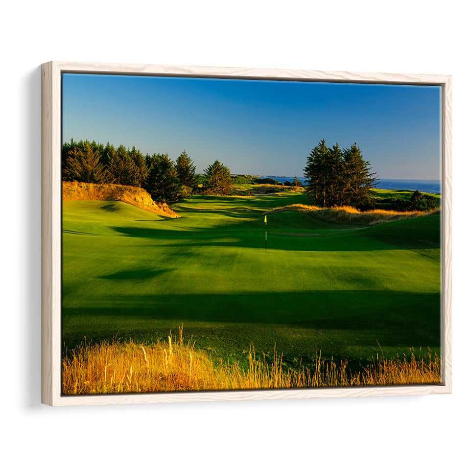 Sheep Ranch Golf Club Hole 11R, Bandon, Oregon, Golf Art Print, Framed Canvas Prints Wall Art Decor, Floating Frame
