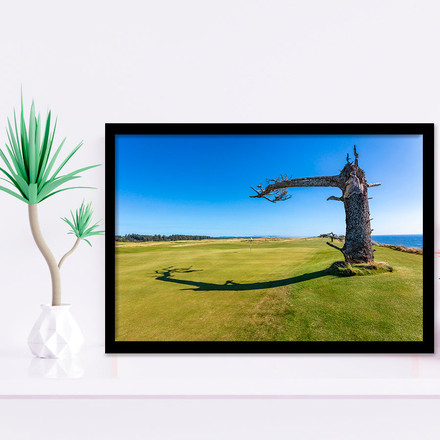 Sheep Ranch At Bandon Dunes Golf Resort, Hole 17 V3, Golf Sport Print, Golf Lover, Framed Art Prints Home Decor