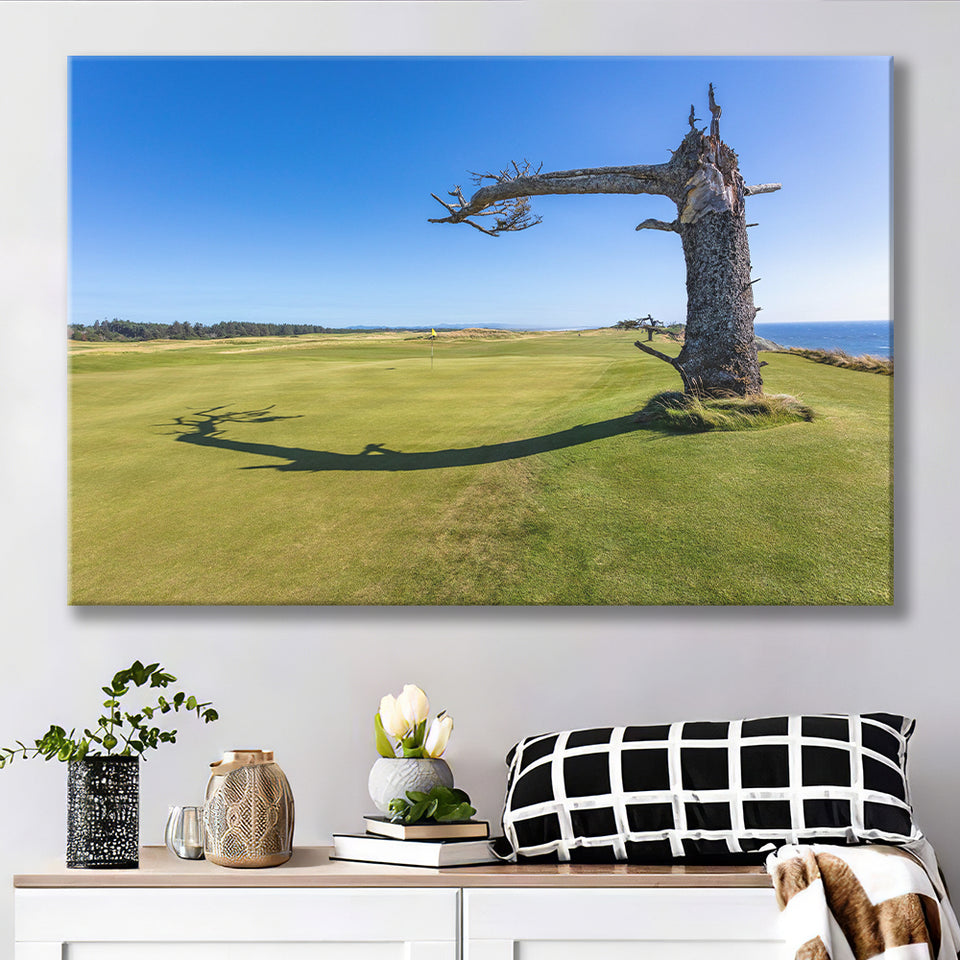 Sheep Ranch At Bandon Dunes Golf Resort, Hole 17 V3, Golf Art Print, Golf Lover, Canvas Prints Wall Art Decor