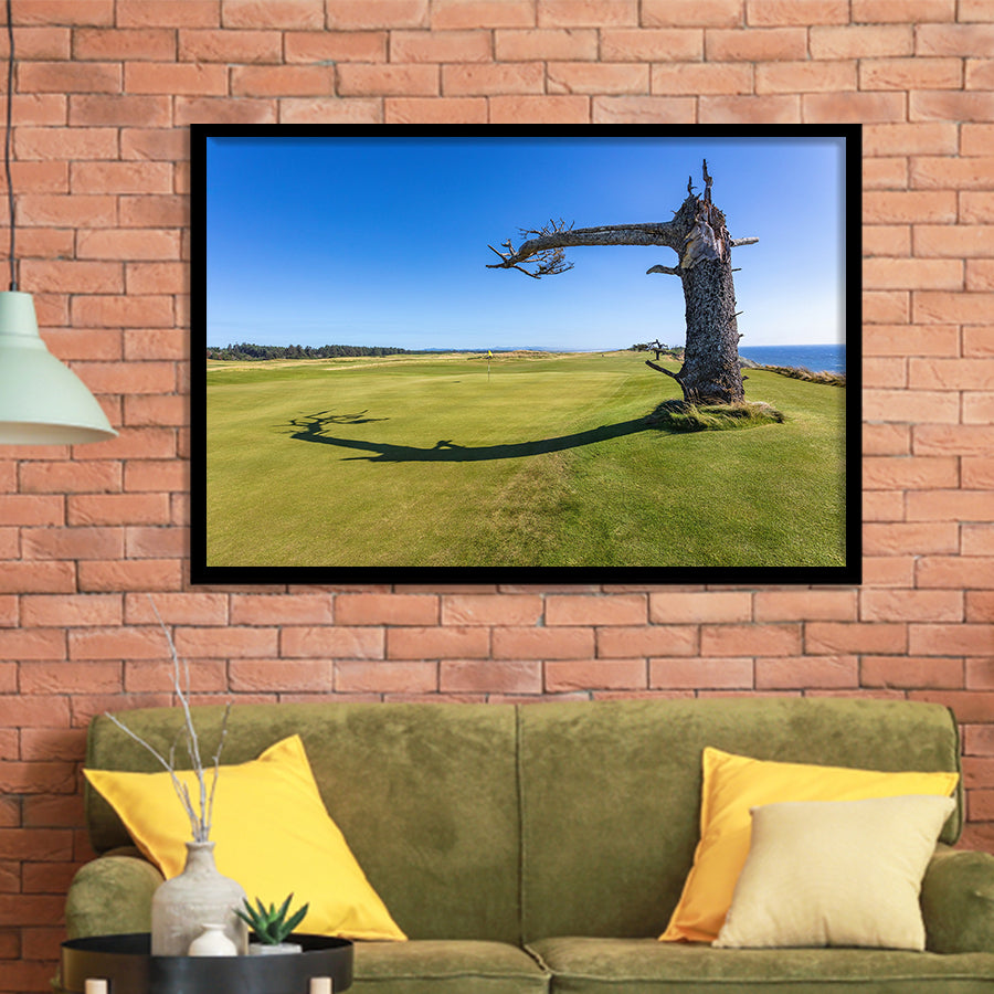 Sheep Ranch At Bandon Dunes Golf Resort, Hole 17 V3, Golf Sport Print, Golf Lover, Framed Art Prints Home Decor