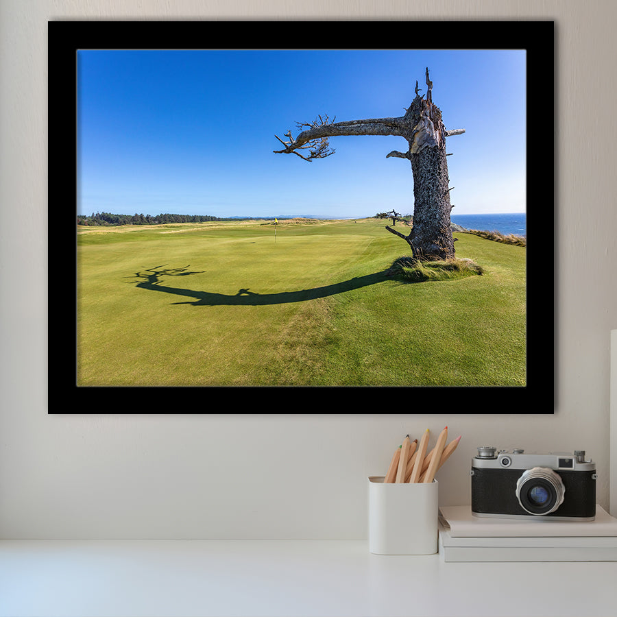 Sheep Ranch At Bandon Dunes Golf Resort, Hole 17 V3, Golf Sport Print, Golf Lover, Framed Art Prints Home Decor