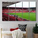 Sheffield United Stadium Canvas Prints Bramall Lane Stadium Wall Art,Multi Panels B,Sport Stadium Art Prints, Fan Gift