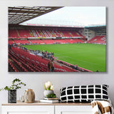 Sheffield United Stadium Canvas Prints Bramall Lane Stadium Wall Art,Sport Stadium Art Prints, Fan Gift, Wall Decor
