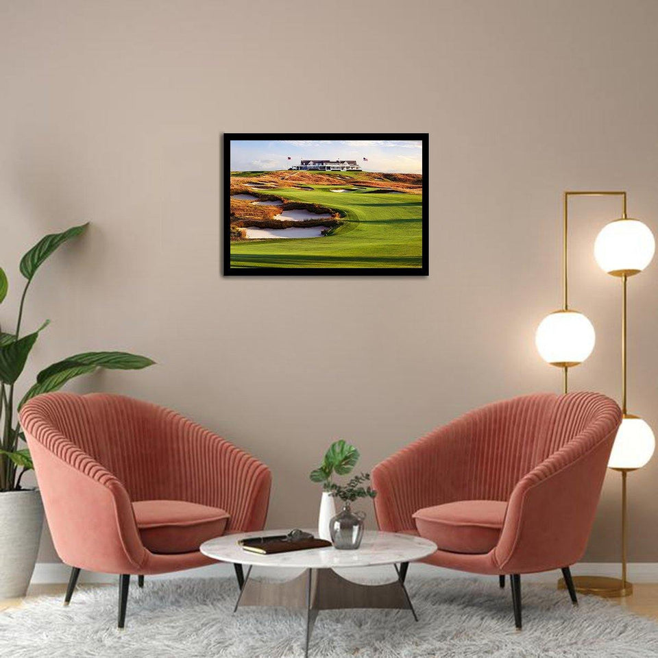 Shinnecock Hills Golf Club 2 (Southampton, New York)-Sport Art, Art Print, Frame Art,Plexiglass Cover