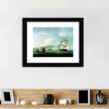 Shipping Off Dover Castle England By Thomas Buttersworth Wall Art Print - Framed Art, Framed Prints, Painting Print