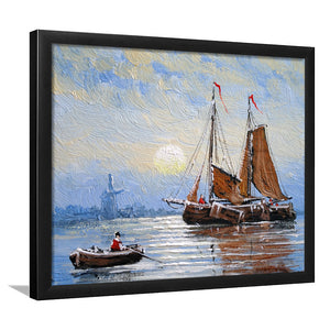 Ships Framed Wall Art - Framed Prints, Art Prints, Print for Sale, Painting Prints