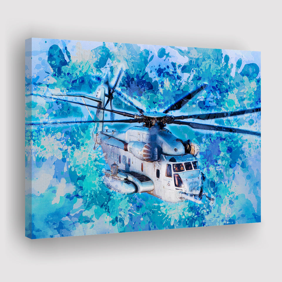 Sikorsky CH 53E Super Stallion Canvas Prints Wall Art Decor - Painting Canvas, Art Print, Home Decor, Ready to Hang