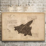 Simpleplanes Sr 71 Blackbird V02 Canvas Prints Wall Art - Painting Canvas, Painting Prints, Wall Home Decor, Prints for Sale