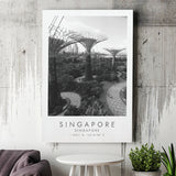 Singapore Black And White Art Canvas Prints Wall Art Home Decor