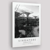 Singapore Black And White Art Canvas Prints Wall Art Home Decor