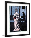 Singer By Wassily Kandinsky - Painting Art, Art Print, Framed Art, Black Frame