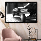 Skateboard Framed Canvas Prints Wall Art - Painting Canvas, Wall Decor, Floating Frame,Painting Prints, For Sale