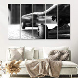 Skateboard 5 Pieces B Canvas Prints Wall Art - Painting Canvas, Multi Panels,5 Panel, Wall Decor