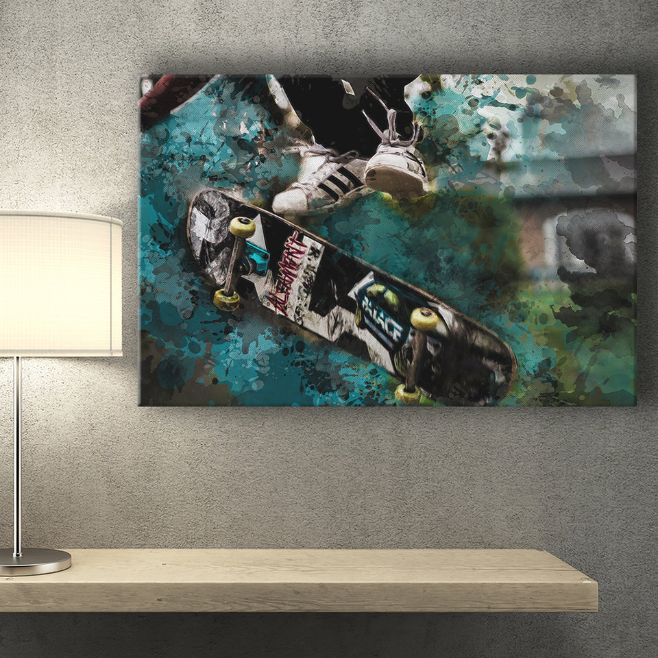 Skateboarding Canvas Prints Wall Art Decor - Painting Canvas, Art Print, Home Decor, Ready to Hang