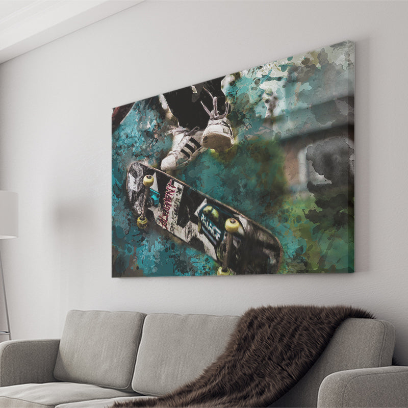 Skateboarding Canvas Prints Wall Art Decor - Painting Canvas, Art Print, Home Decor, Ready to Hang