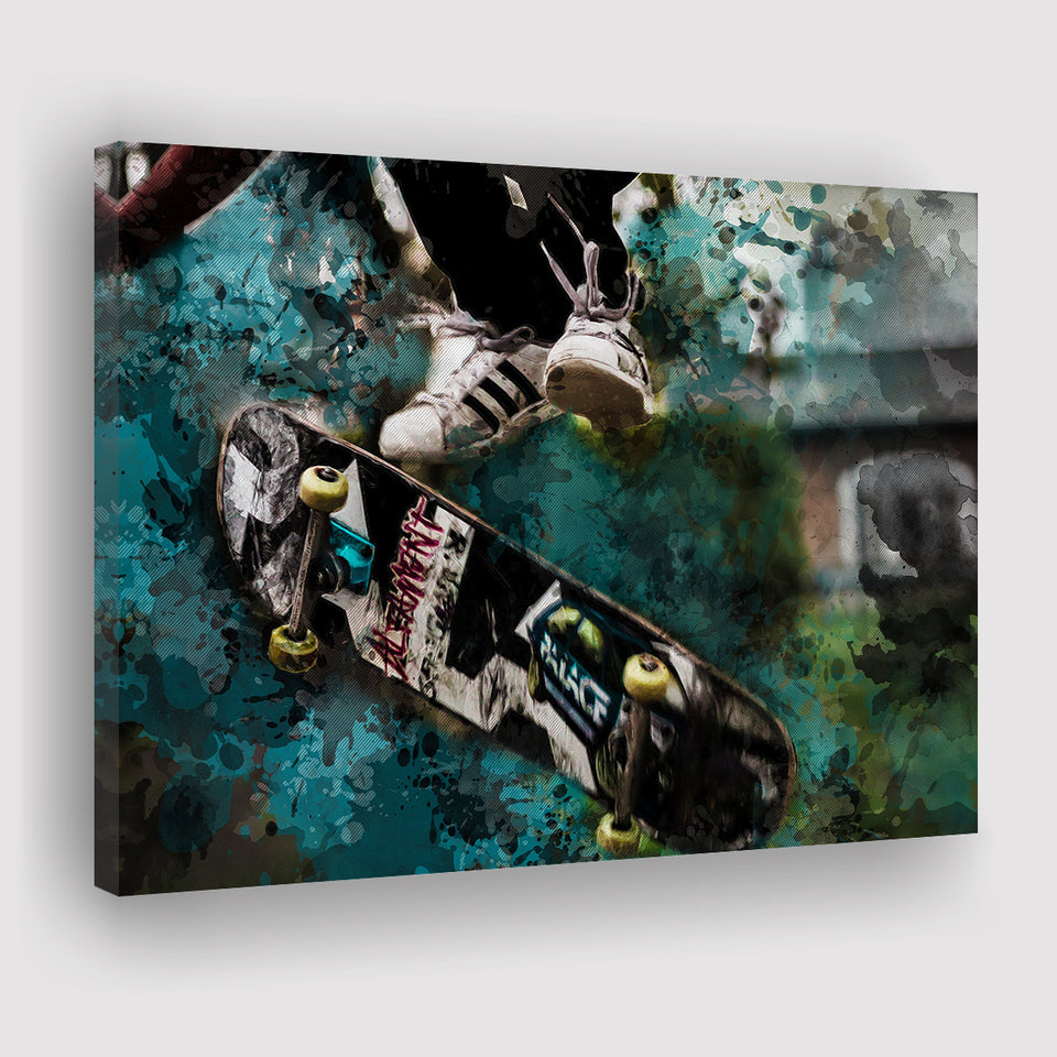 Skateboarding Canvas Prints Wall Art Decor - Painting Canvas, Art Print, Home Decor, Ready to Hang