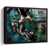 Skateboarding Framed Canvas Prints Wall Art Decor - Painting Canvas, Framed Picture, Home Decor