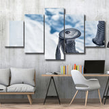 Ski Canvas Art, Skier Gift Multi Panels,Canvas Prints Wall Art Home Decor