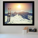 Ski Modern Framed Art Prints Wall Decor - Painting Prints, Framed Picture, Home Decor
