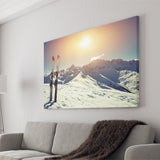 Ski Modern Canvas Prints Wall Art Decor - Paiting Canvas, Art Prints, Wall Decor, For Sale