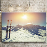 Ski Modern Canvas Prints Wall Art Decor - Paiting Canvas, Art Prints, Wall Decor, For Sale