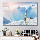 Ski and Landscape Mountains Canvas Prints Wall Art Decor - Paiting Canvas, Art Prints, Wall Decor, For Sale